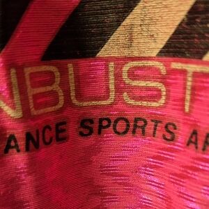 Pink and Black Graphic Top